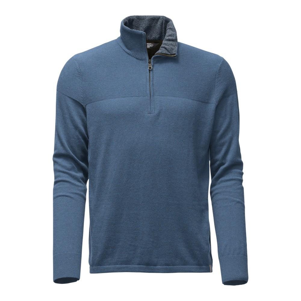 The North Face Mt. Tam 1/4 Zip Sweater Men’s Large EUC Navy Heathered